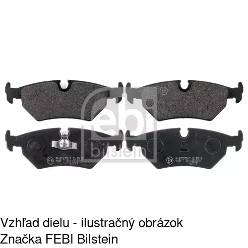 Brzdové dosky S70-0002 /POLCAR/ - obr. 4
