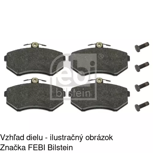 Brzdové dosky POLCAR S70-0005