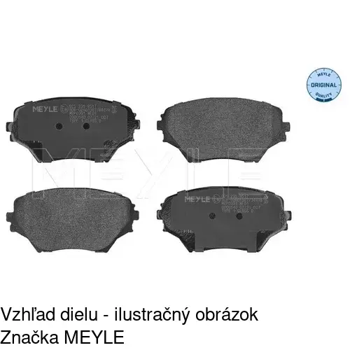 Brzdové dosky S70-0108 /POLCAR/ - obr. 4
