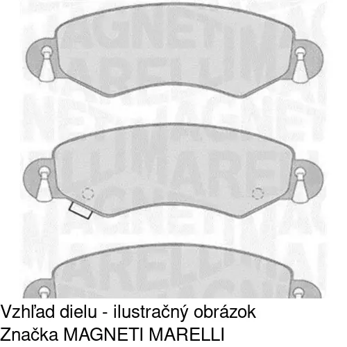 Brzdové dosky S70-0183 /POLCAR/ - obr. 2