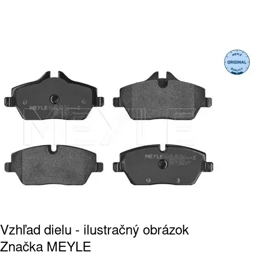 Brzdové dosky POLCAR S70-0252