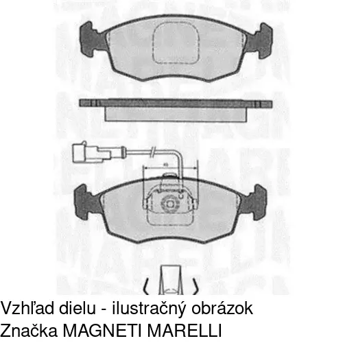 Brzdové dosky S70-0269 /POLCAR/ - obr. 4