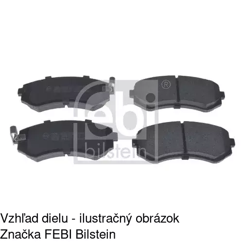 Brzdové dosky S70-0301 /POLCAR/ - obr. 4