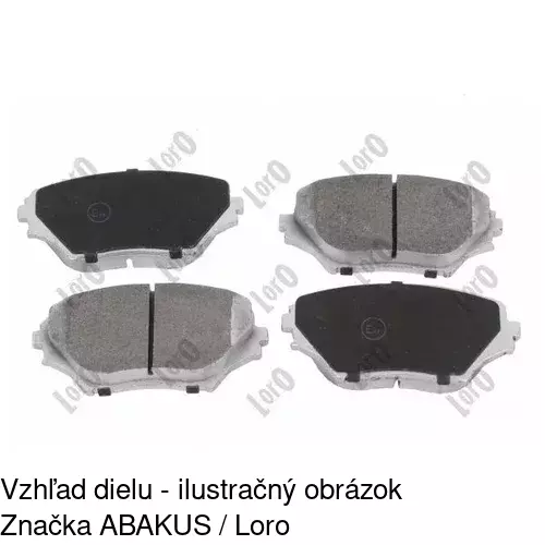 Brzdové dosky S70-0311 /POLCAR/ - obr. 4