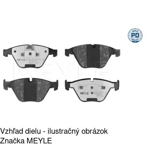 Brzdové dosky POLCAR S70-0587