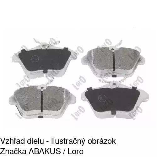 Brzdové dosky POLCAR S70-1084