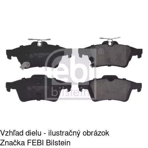 Brzdové dosky S70-1093 /POLCAR/ - obr. 3