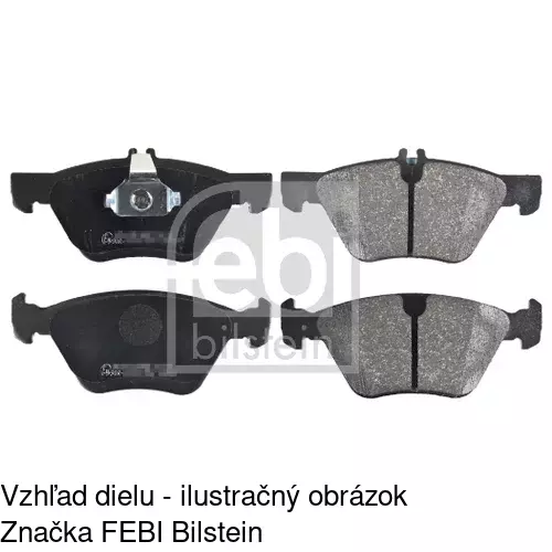 Brzdové dosky POLCAR S70-1159