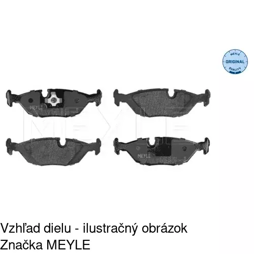 Brzdové dosky POLCAR S70-1370