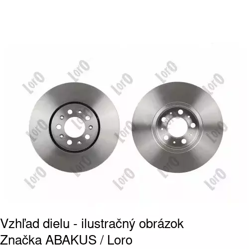 Brzdový kotúč POLCAR S71-0005