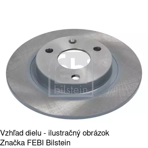Brzdový kotúč S71-0022 /POLCAR/ - obr. 3