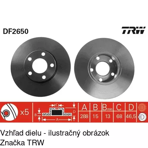 Brzdový kotúč S71-0083 /POLCAR/ - obr. 4