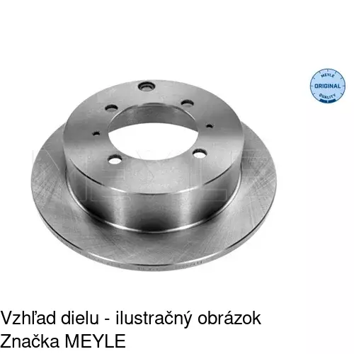 Brzdový kotúč POLCAR S71-1190