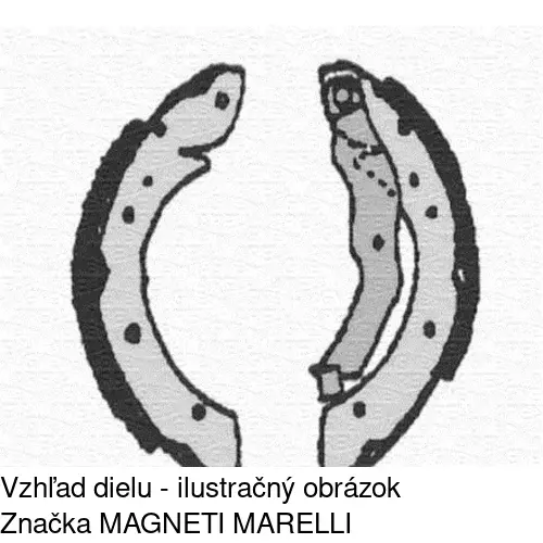 Brzdové čeľuste POLCAR S72-1033