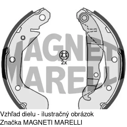 Brzdové čeľuste S72-1037 /POLCAR/ - obr. 1