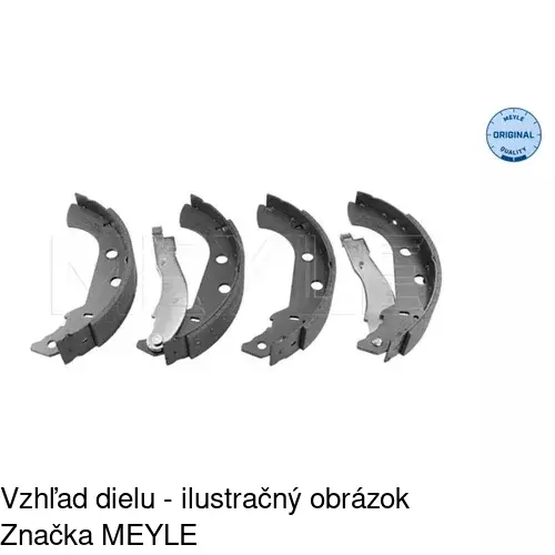 Brzdové čeľuste POLCAR S72-1046