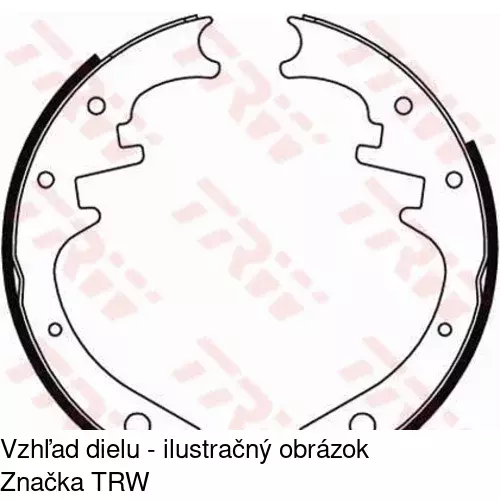 Brzdové čeľuste S72-1047 /POLCAR/ - obr. 4