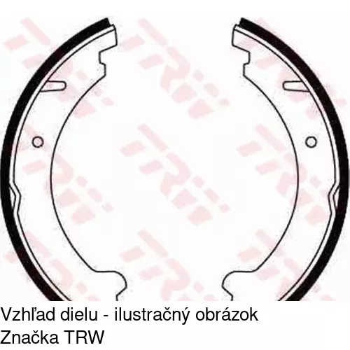 Brzdové čeľuste S72-1077 /POLCAR/ - obr. 2