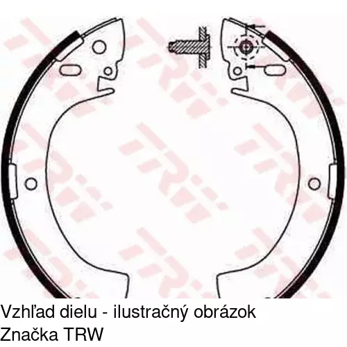 Brzdové čeľuste S72-1081 /POLCAR/ - obr. 2