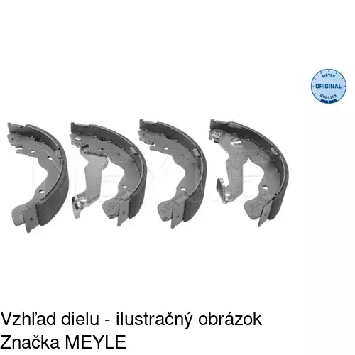 Brzdové čeľuste S72-1089 /POLCAR/ - obr. 1