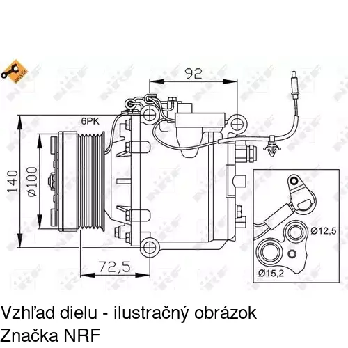 Kompresor AC POLCAR TSP0155287