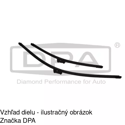 Lišta stieračov Silencio Xtrm – ploché (2 ks) W2VM387V /POLCAR/ - obr. 2