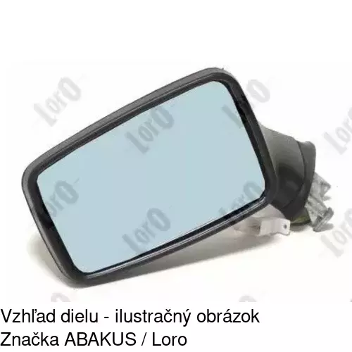 Vonkajšie zrkadlo 1307514E /POLCAR/ - obr. 1