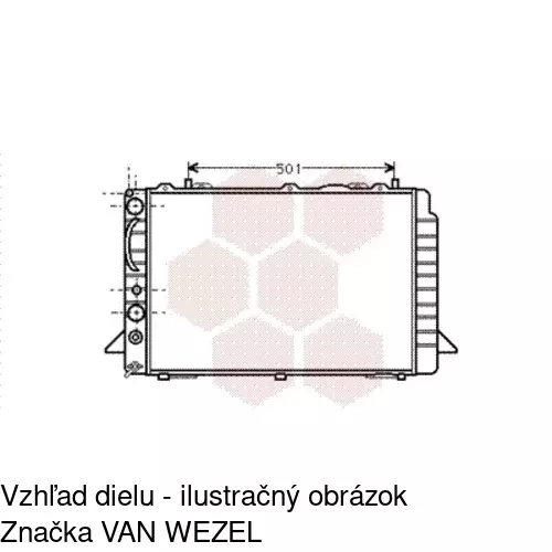 Chladiče vody POLCAR 130808A2