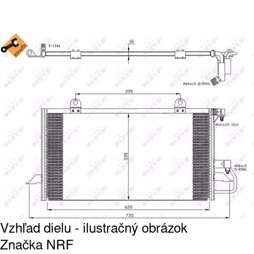 Chladiče klimatizácie POLCAR 1308K8C2S