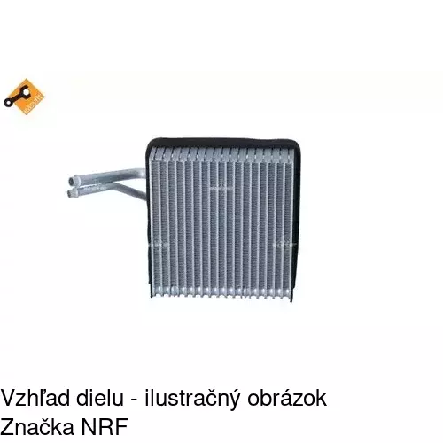 Výparník klimatizácie POLCAR 1323P8-1