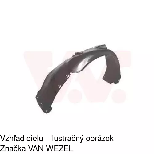 Podblatník (plast) 1324FP1T /POLCAR/ - obr. 1