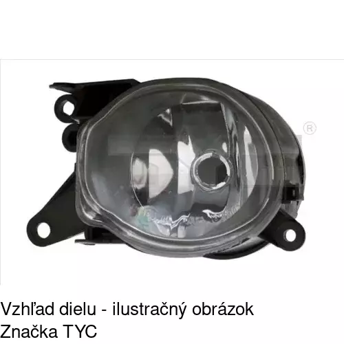 Hmlové svetlo - predné POLCAR 1325292E