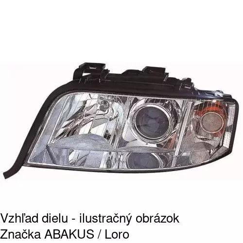 Hlavný reflektor 1327097E /POLCAR/ - obr. 1
