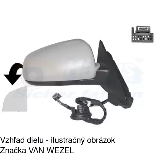 Vonkajšie zrkadlo 1331524E /POLCAR/ - obr. 3