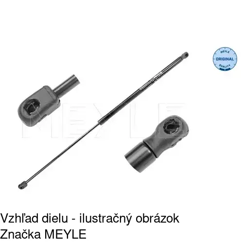Plynová pružina 1331ASD /POLCAR/ - obr. 2