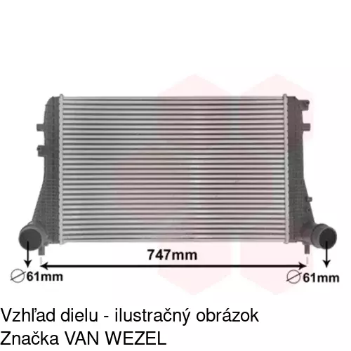 Chladiče vzduchu (Intercoolery) 1332J8-1 /POLCAR/ - obr. 5