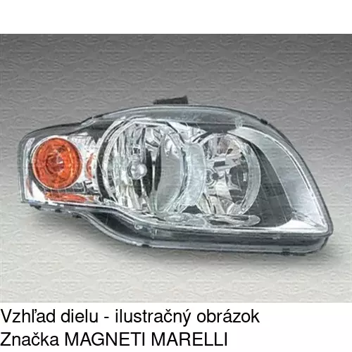 Hlavný reflektor 1335090E /POLCAR/ - obr. 3
