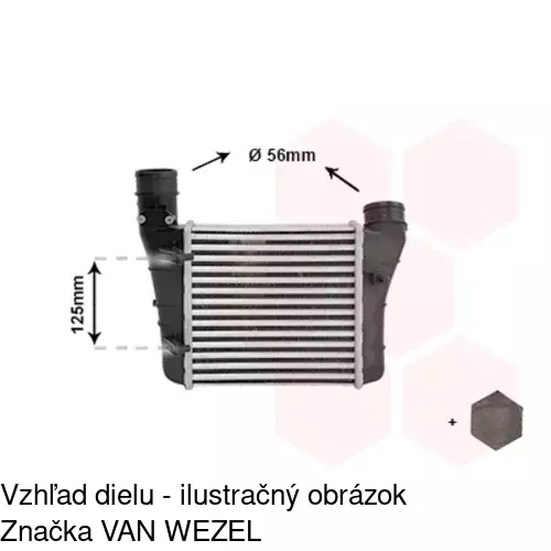 Chladiče vzduchu (Intercoolery) 1335J83X /POLCAR/ - obr. 3