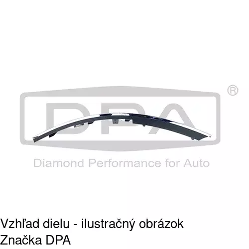 Lišta nárazníka 133907-7 /POLCAR/ - obr. 1
