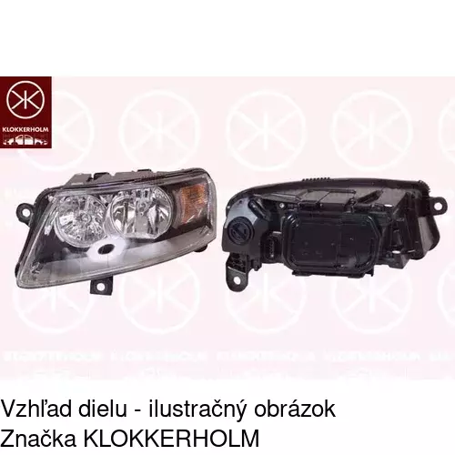 Hlavný reflektor 1339100E /POLCAR/ - obr. 2