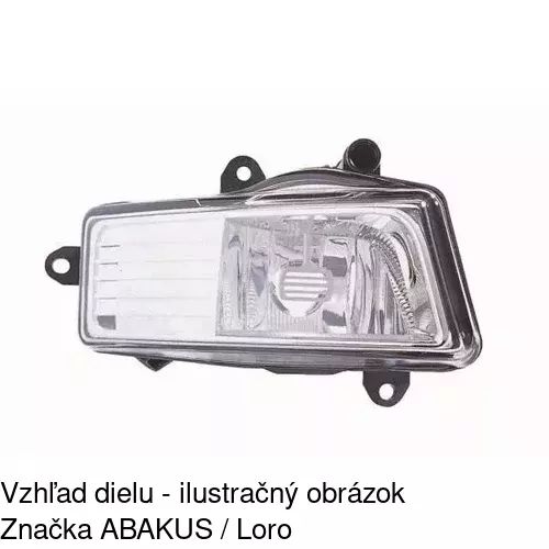 Hmlové svetlo - predné 133930-E /POLCAR/ - obr. 4