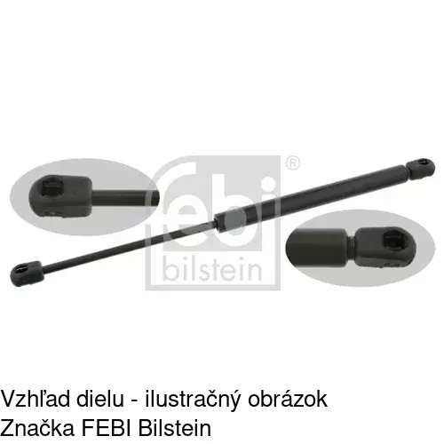 Plynová pružina 1350AB1 /POLCAR/ - obr. 2