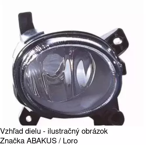 Hmlové svetlo - predné 1355301E /POLCAR/ - obr. 4