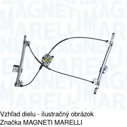 Mechanizmus sťahovania okna elektrický bez motora 1355PSG1 /POLCAR/ - obr. 1