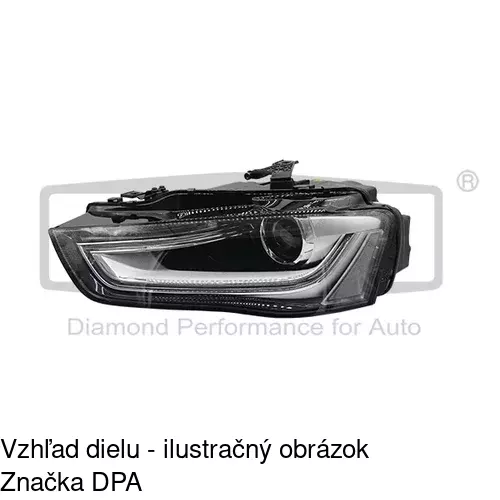 Hlavný reflektor 13D109-U /POLCAR/ - obr. 4