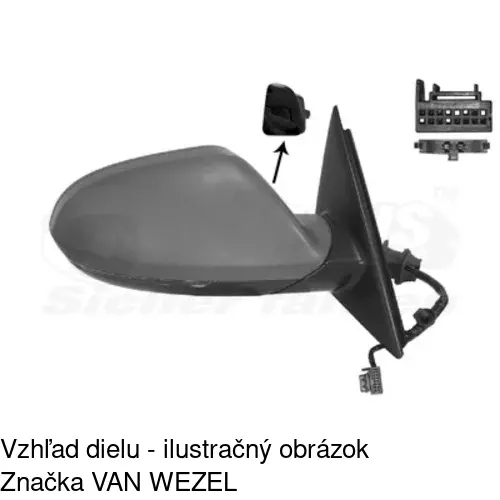 Rám vonkajšieho zrkadla 13E157PM /POLCAR/ - obr. 4