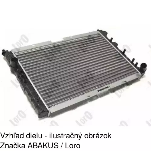 Chladiče vody 140808A4 /POLCAR/ - obr. 3