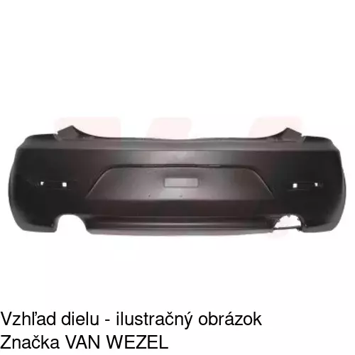 Zadný nárazník 142096 /POLCAR/ - obr. 2
