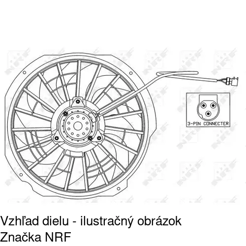Ventilátory chladičov 200723W1 /POLCAR/ - obr. 2