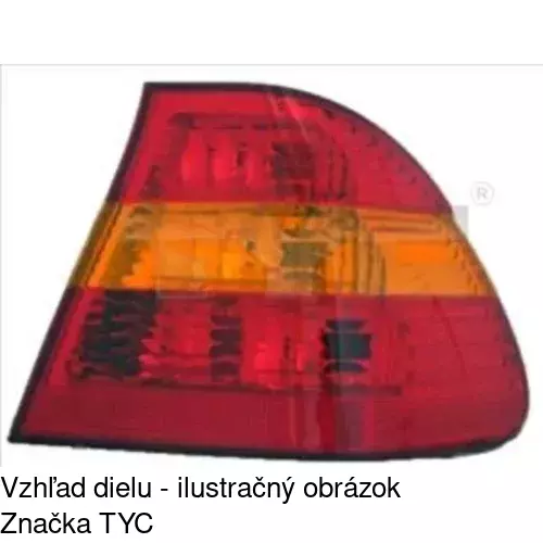 Zadné svetlo POLCAR 2009870E